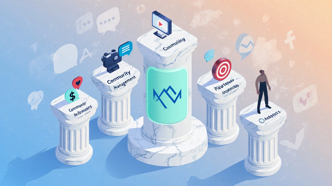 5 Säulen des Social Media Marketings - Dein kompletter Leitfaden