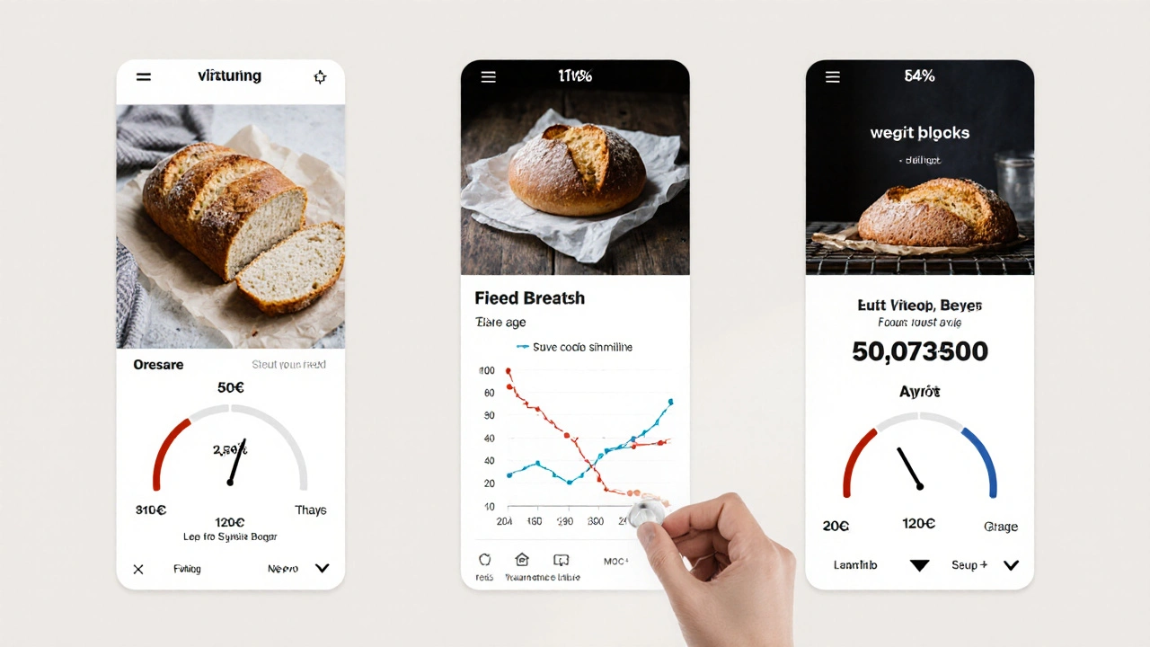 Drei Meta-Anzeigen-Vergleich mit Conversion-Daten und angepasstem Budget