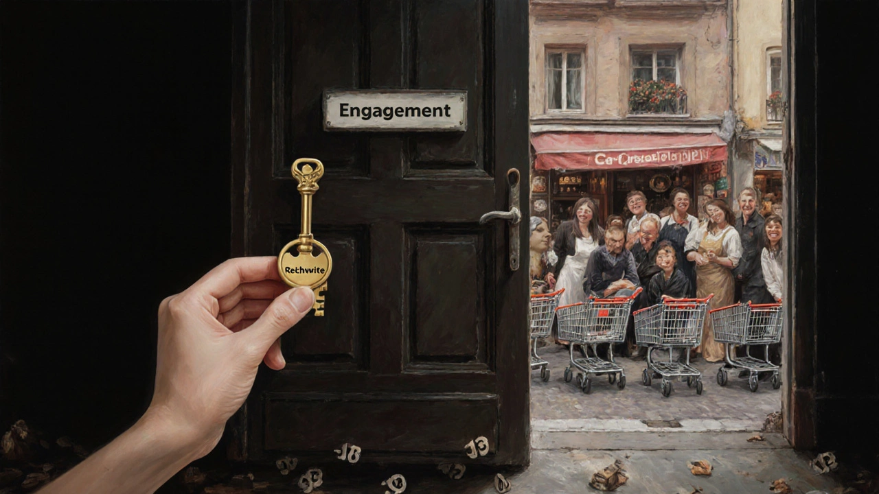 Schlüssel der Engagement öffnet die Tür zu echtem Verkaufserfolg und lokalen Geschäften.