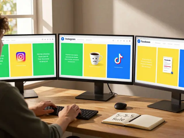 Was ist die 5-5-5-Regel für Social Media?