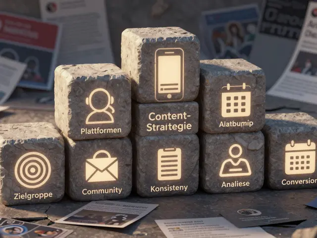 Was sind die sieben Blöcke des Social Media Marketing?