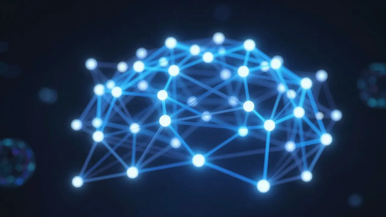 Abstrakte Darstellung eines KI-Algorithms für Werboptimierung.